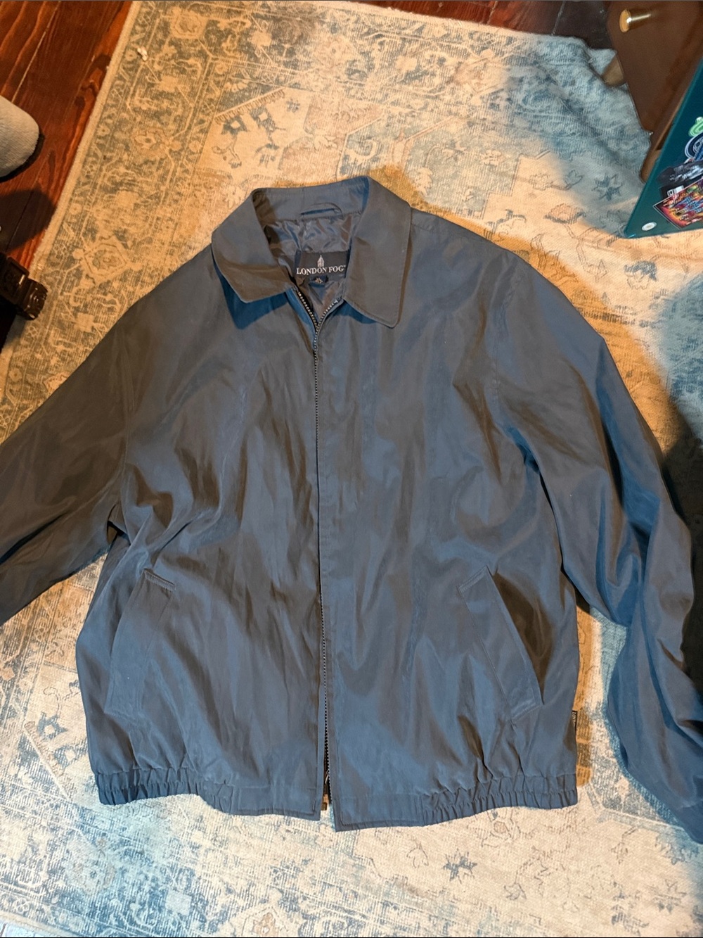 London Fog Men's Classic Navy Windbreaker Jacket
